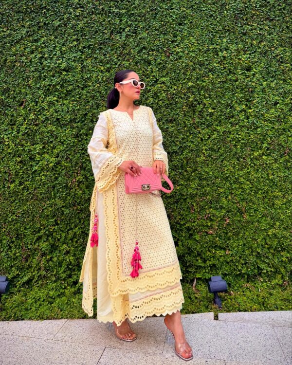 MS double chikan kurtis ✨