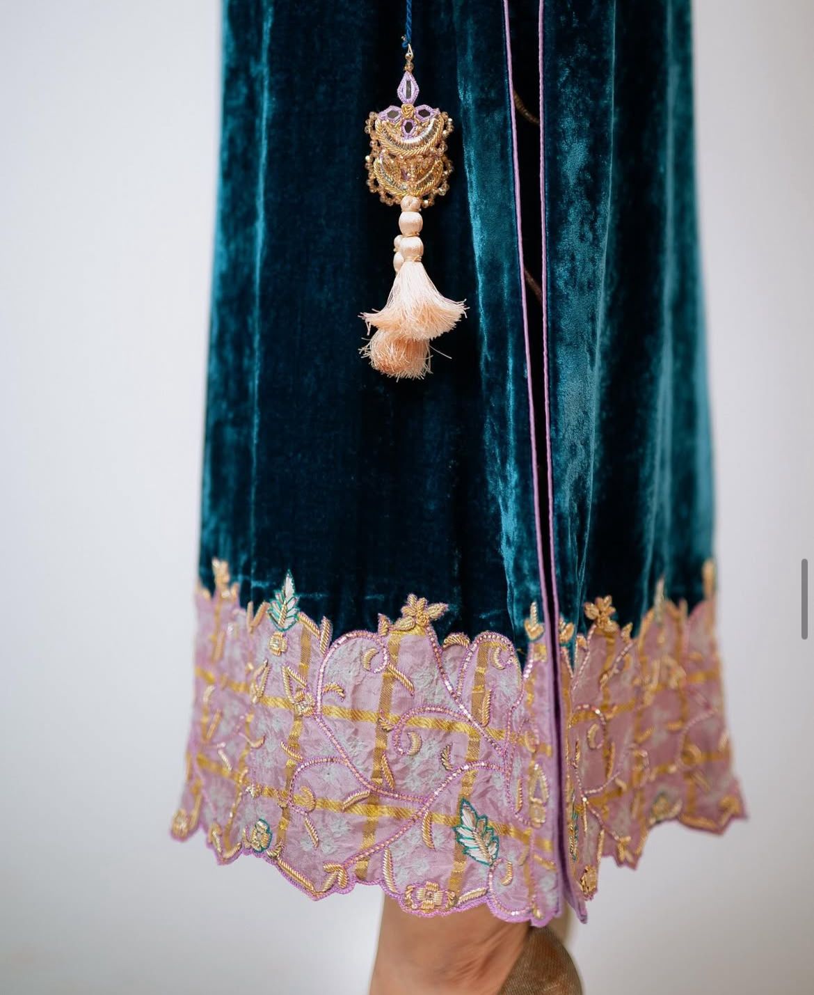 Starr - Petrol Blue with Lavenderv - Image 2